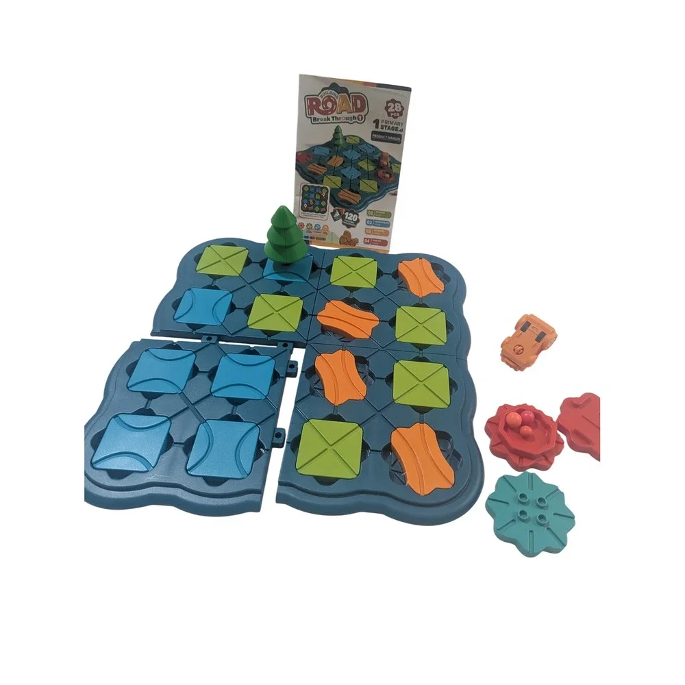 Building Road Break Through 1 Logic Maze Game 120 Challenges 28 Pcs Educational